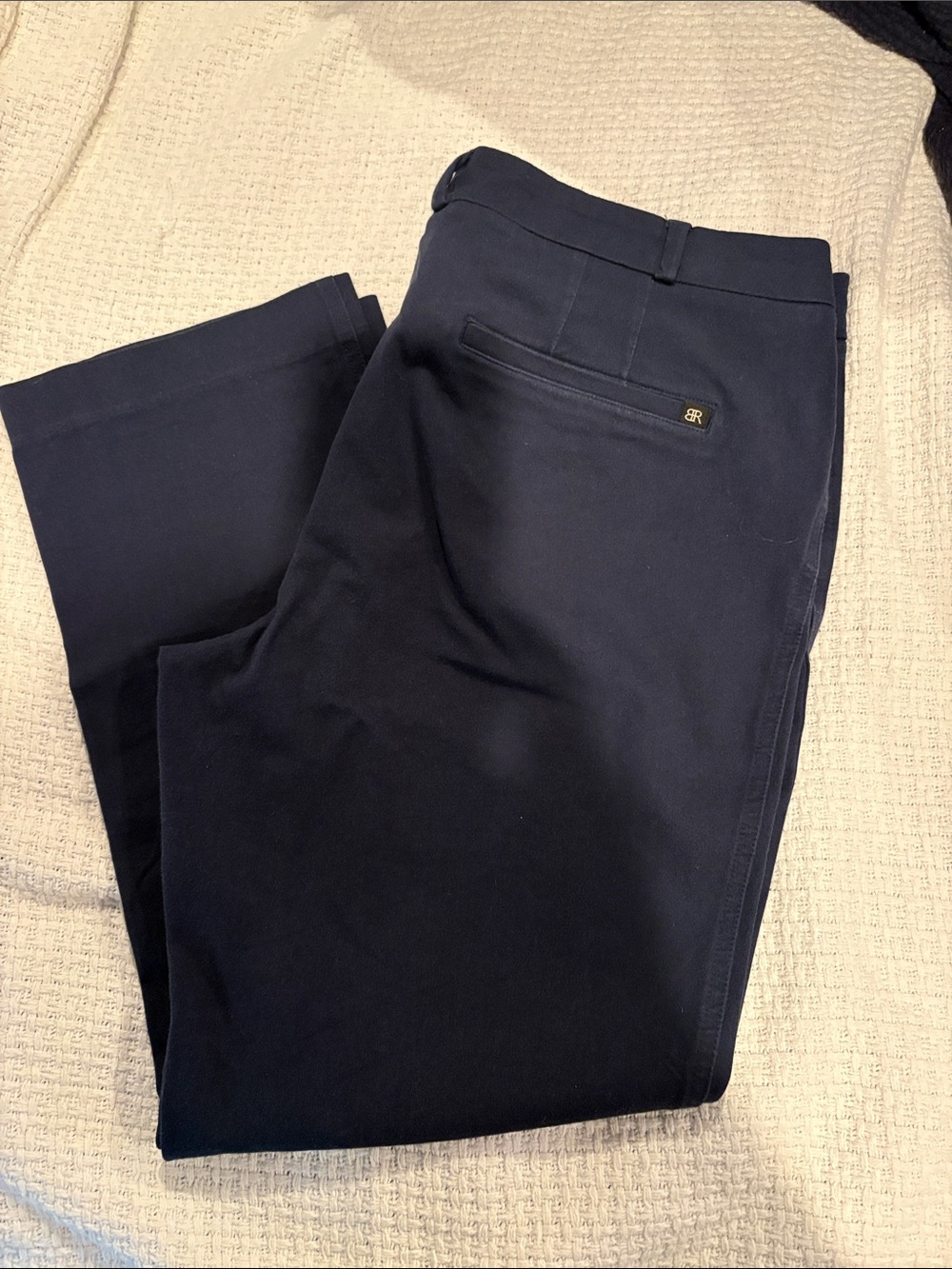 Banana Republic Navy Ankle Cropped Dress Pants
